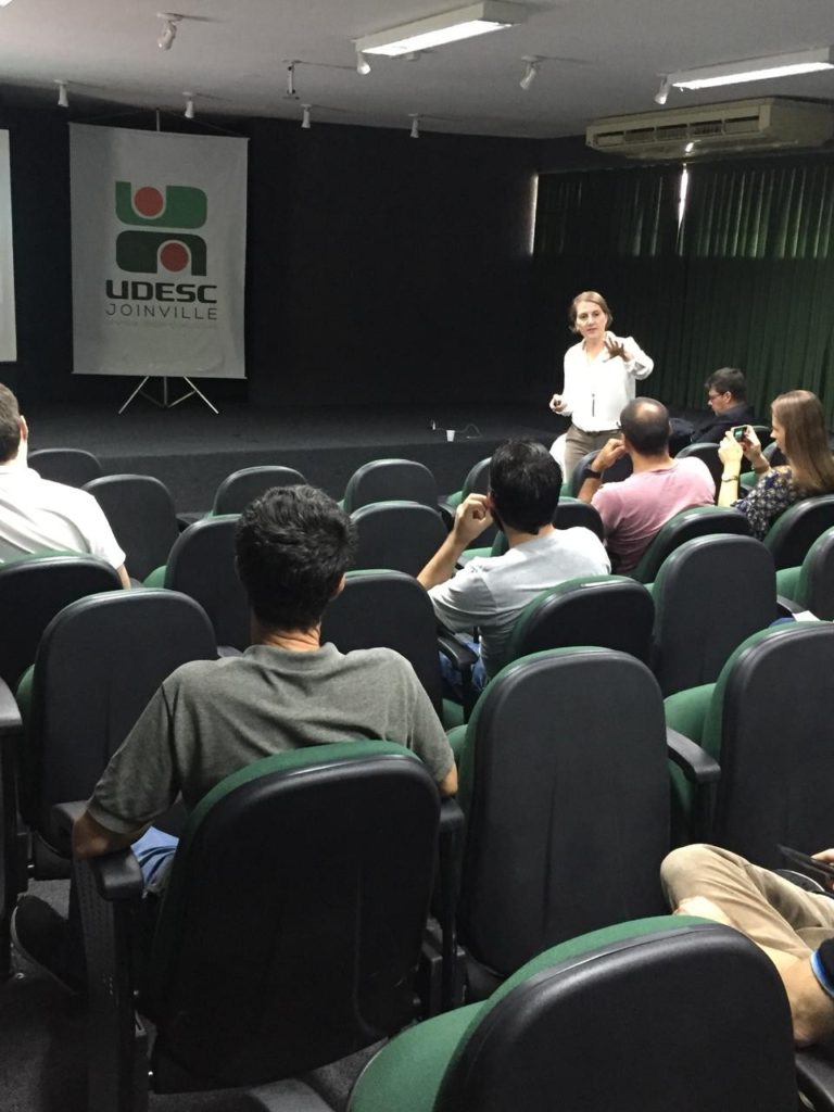 SCPREV faz divulgação na UDESC